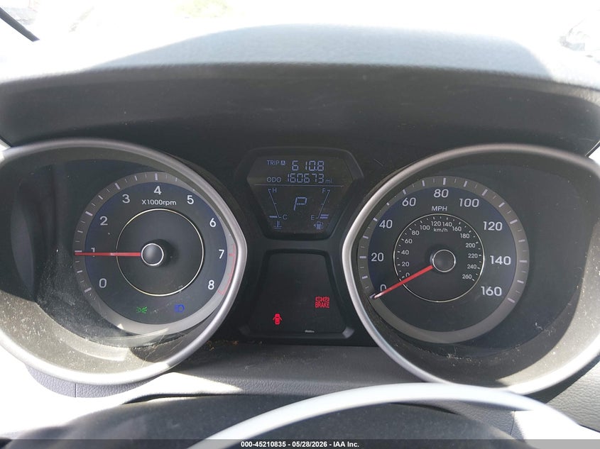 2013 Hyundai Elantra VIN KMHDH4AE4DU584361 IAAI salvage auction — ROOF, Salvage Title, sold $700 on 2026-07-20 (photo 7)