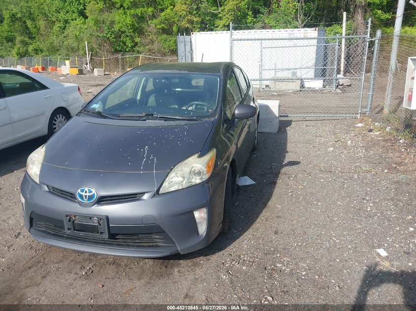 2012 Toyota Prius VIN JTDKN3DU3C5464612 IAAI salvage auction — NORMAL WEAR, Salvage Title, sold $1,100 on 2026-07-14 (photo 2)