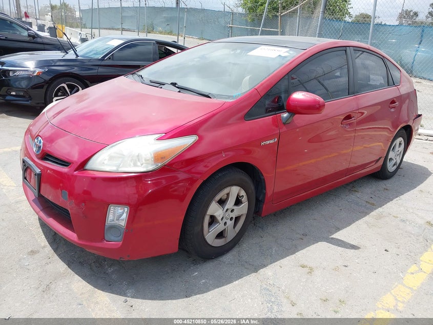 2010 Toyota Prius VIN JTDKN3DU1A5200317 IAAI salvage auction — REAR END, Salvage (California), sold $700 on 2026-07-08 (photo 2)