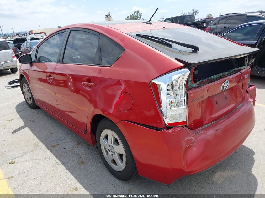2010 Toyota Prius VIN JTDKN3DU1A5200317 IAAI salvage auction — REAR END, Salvage (California), sold $700 on 2026-07-08 (photo 3)