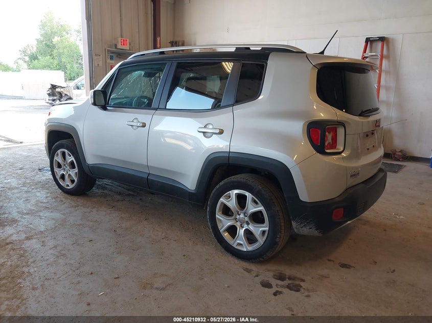 2016 Jeep Renegade VIN ZACCJBDT9GPC71198 IAAI salvage auction — FRONT END, Clear (Michigan), sold $1,750 on 2026-07-28 (photo 3)