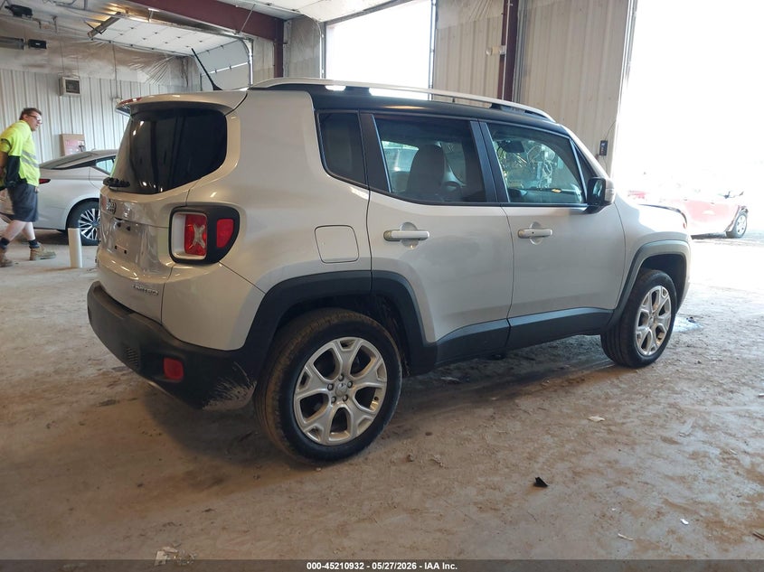 2016 Jeep Renegade VIN ZACCJBDT9GPC71198 IAAI salvage auction — FRONT END, Clear (Michigan), sold $1,750 on 2026-07-28 (photo 4)