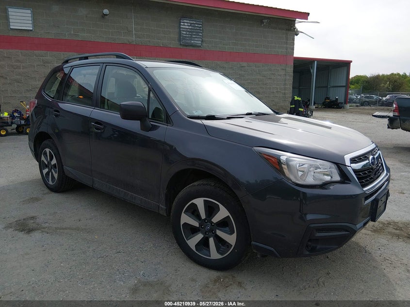 2018 Subaru Forester VIN JF2SJABC3JH469168 IAAI salvage auction — LEFT SIDE, Salvage (Maine), sold $1,650 on 2026-07-13 (photo 1)