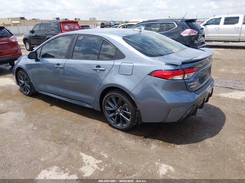2026 Toyota Corolla VIN 5YFS4MCE4TP262982 IAAI salvage auction — HAIL, Salvage (Kansas), sold $13,600 on 2026-07-31 (photo 3)