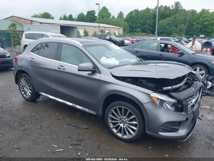 2018 Mercedes-benz Gla-klasse VIN WDCTG4EB8JJ447403 IAAI salvage auction — FRONT END, Salvage Title, sold $2,050 on 2026-07-19 (photo 1)