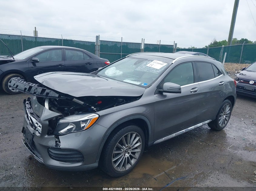 2018 Mercedes-benz Gla-klasse VIN WDCTG4EB8JJ447403 IAAI salvage auction — FRONT END, Salvage Title, sold $2,050 on 2026-07-19 (photo 2)