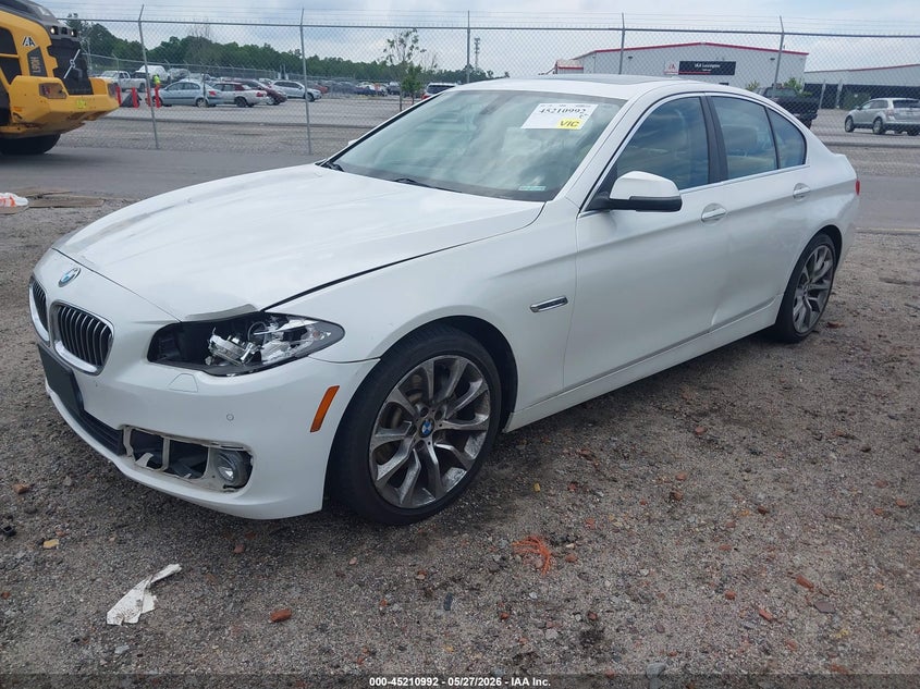 2016 BMW 5er VIN WBA5B3C59GD549897 IAAI salvage auction — FRONT END, Salvage Title, sold $2,150 on 2026-07-22 (photo 2)