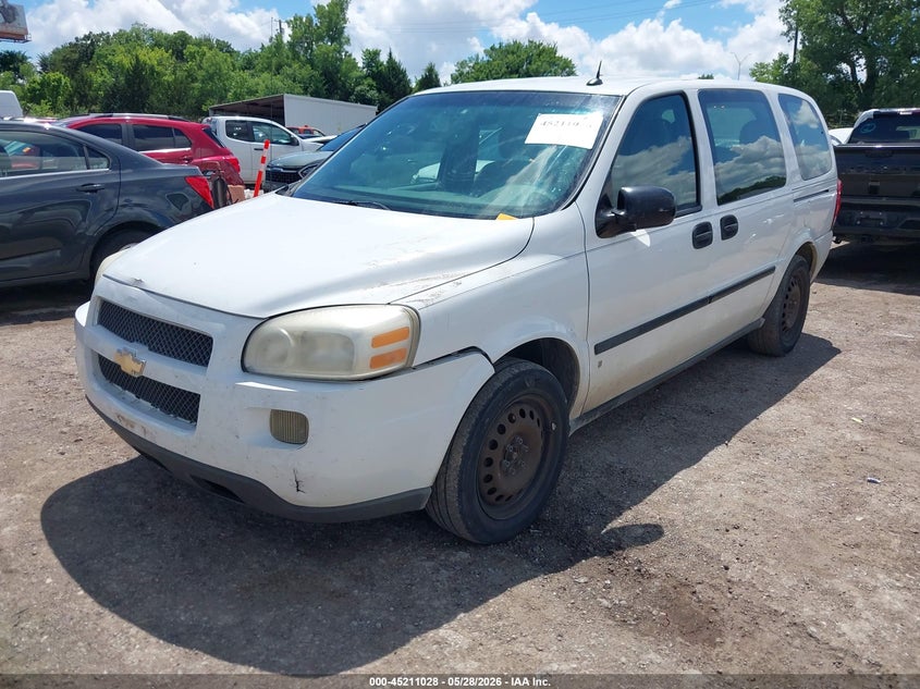 2006 Chevrolet Uplander VIN 1GNDV23L76D180686 IAAI salvage auction — FRONT END, Clear (Oklahoma), sold $1,000 on 2026-07-08 (photo 2)