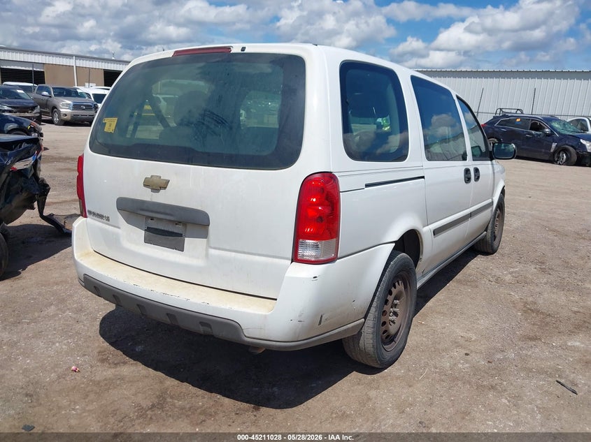 2006 Chevrolet Uplander VIN 1GNDV23L76D180686 IAAI salvage auction — FRONT END, Clear (Oklahoma), sold $1,000 on 2026-07-08 (photo 4)