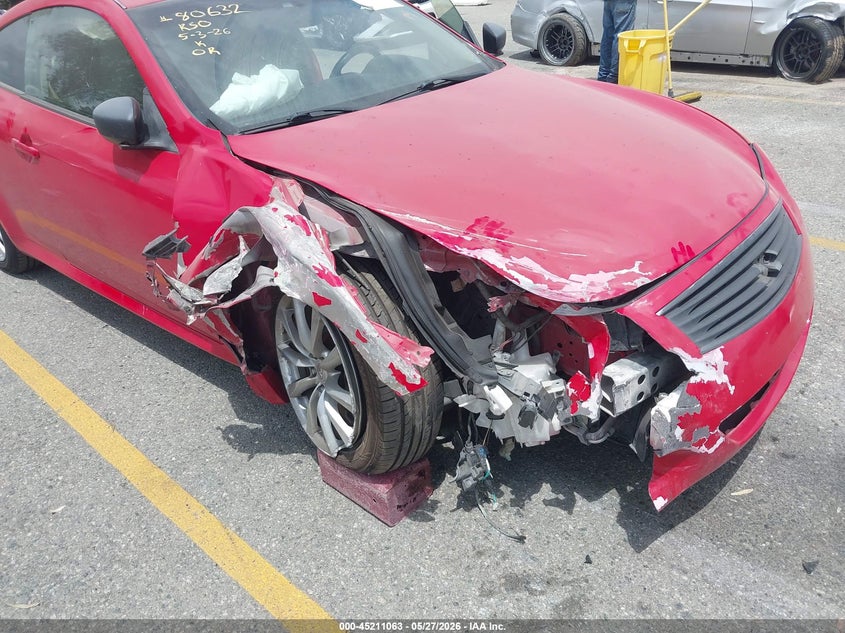 2013 Infiniti G VIN JN1CV6EK2DM900976 IAAI salvage auction — RIGHT FRONT, Salvage (California), sold $600 on 2026-07-28 (photo 6)