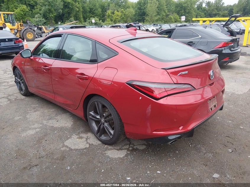 2024 Acura Integra VIN 19UDE4H62RA005664 IAAI salvage auction — REAR END, Salvage Title, sold $9,000 on 2026-09-04 (photo 3)
