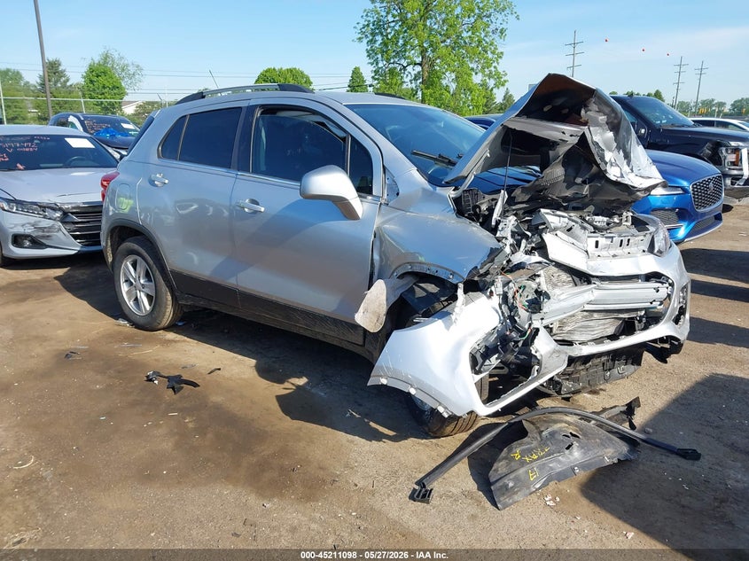2020 Chevrolet Trax VIN KL7CJLSB7LB332176 IAAI salvage auction — FRONT END, Salvage Title, sold $450 on 2026-07-16 (photo 1)