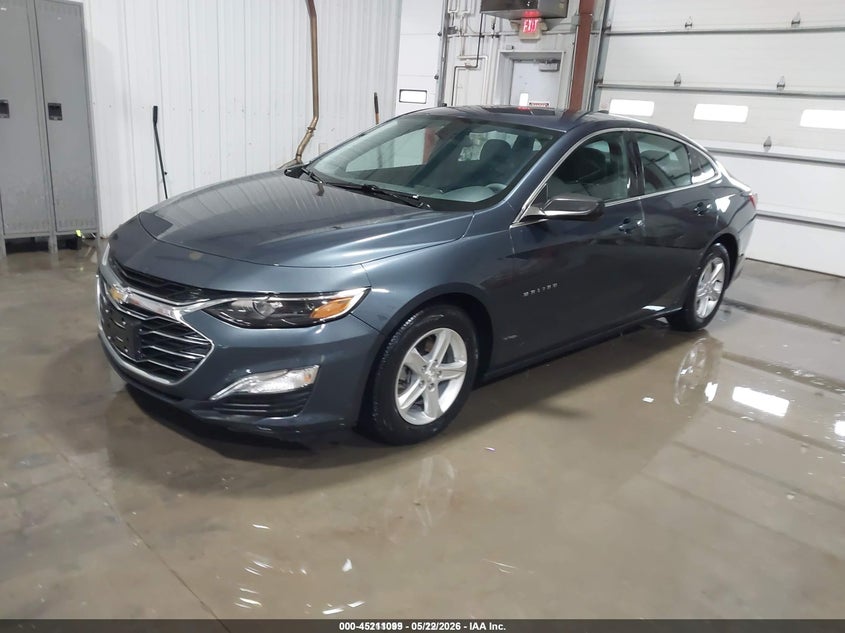 2020 Chevrolet Malibu VIN 1G1ZC5ST2LF152729 IAAI salvage auction — LEFT REAR, SF97 (Kansas), sold $14,700 on 2026-07-09 (photo 2)