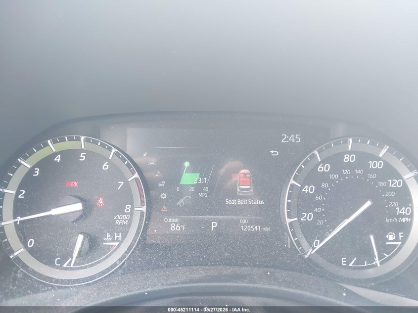 2020 Toyota Highlander VIN 5TDGZRBH2LS501999 IAAI salvage auction — HAIL, Salvage Title, sold $17,950 on 2026-07-27 (photo 7)