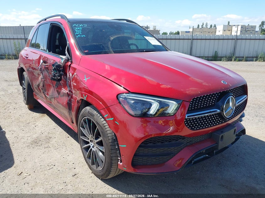 2023 Mercedes-benz Gle VIN 4JGFB4JB2PA872398 IAAI salvage auction — SIDE, Salvage Title, sold $18,200 on 2026-07-09 (photo 1)