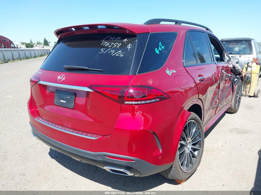 2023 Mercedes-benz Gle VIN 4JGFB4JB2PA872398 IAAI salvage auction — SIDE, Salvage Title, sold $18,200 on 2026-07-09 (photo 4)