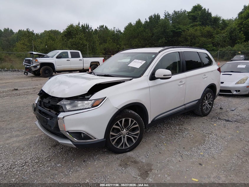 2016 Mitsubishi Outlander VIN JA4AD3A39GZ026499 IAAI salvage auction — REAR END, Salvage Title, sold $850 on 2026-07-20 (photo 2)