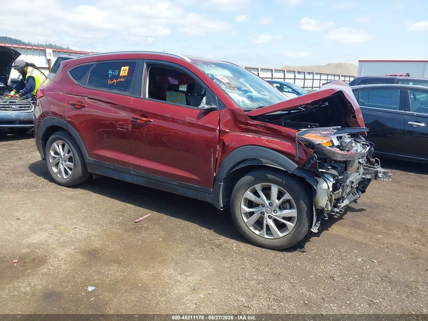 2019 Hyundai Tucson VIN KM8J3CA40KU015085 IAAI salvage auction — BIO HAZARD, Salvage Title, sold $1,175 on 2026-07-24 (photo 1)