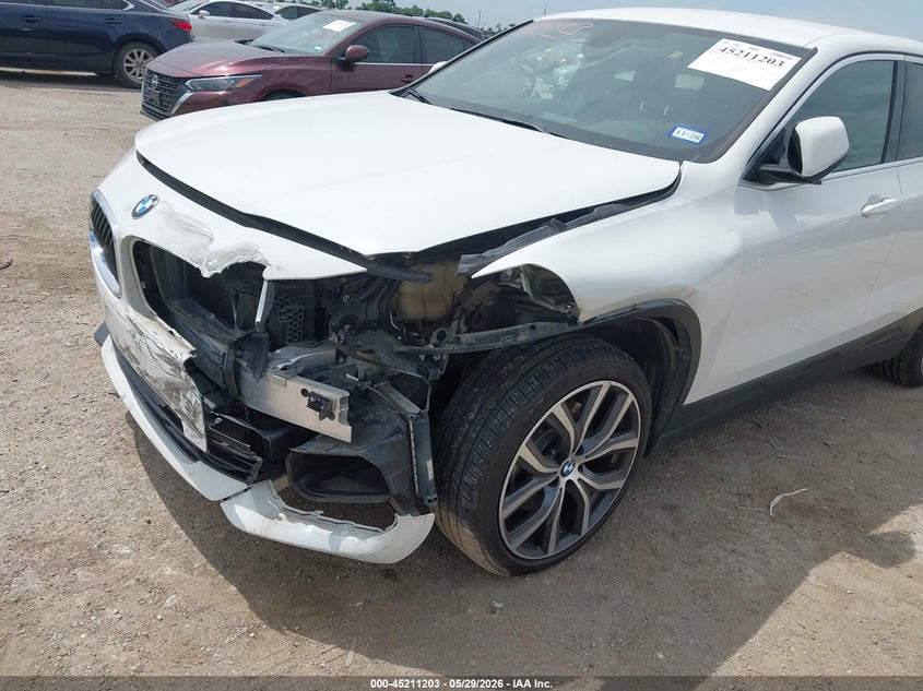 2018 BMW X2 VIN WBXYJ3C32JEJ89653 IAAI salvage auction — FRONT END, Original (Texas), sold $3,650 on 2026-07-28 (photo 6)