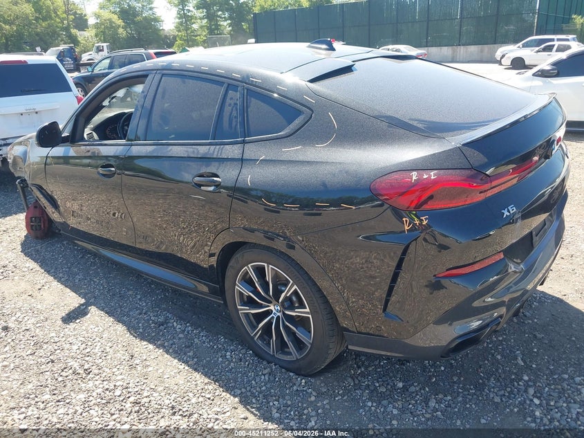 2023 BMW X6 VIN 5UXCY8C06P9P49860 IAAI salvage auction — FRONT & REAR, Salvage Title, sold $29,000 on 2026-07-30 (photo 3)