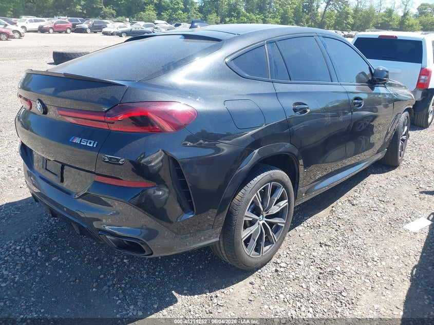 2023 BMW X6 VIN 5UXCY8C06P9P49860 IAAI salvage auction — FRONT & REAR, Salvage Title, sold $29,000 on 2026-07-30 (photo 4)
