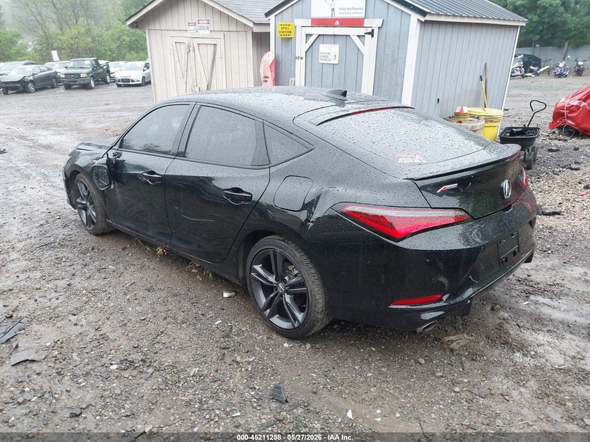 2025 Acura Integra VIN 19UDE4G7XSA005203 IAAI salvage auction — FRONT END, Salvage Title, sold $7,200 on 2026-08-19 (photo 3)