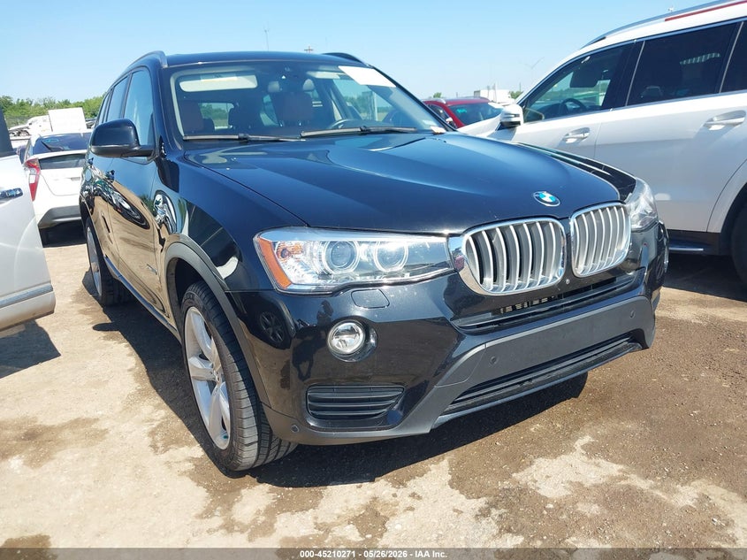 2017 BMW X3 VIN 5UXWX9C32H0W71597 IAAI salvage auction — REAR END, Clear (Oklahoma), sold $4,550 on 2026-07-22 (photo 1)