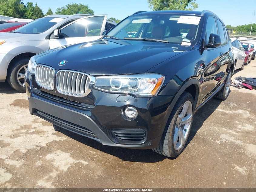 2017 BMW X3 VIN 5UXWX9C32H0W71597 IAAI salvage auction — REAR END, Clear (Oklahoma), sold $4,550 on 2026-07-22 (photo 2)