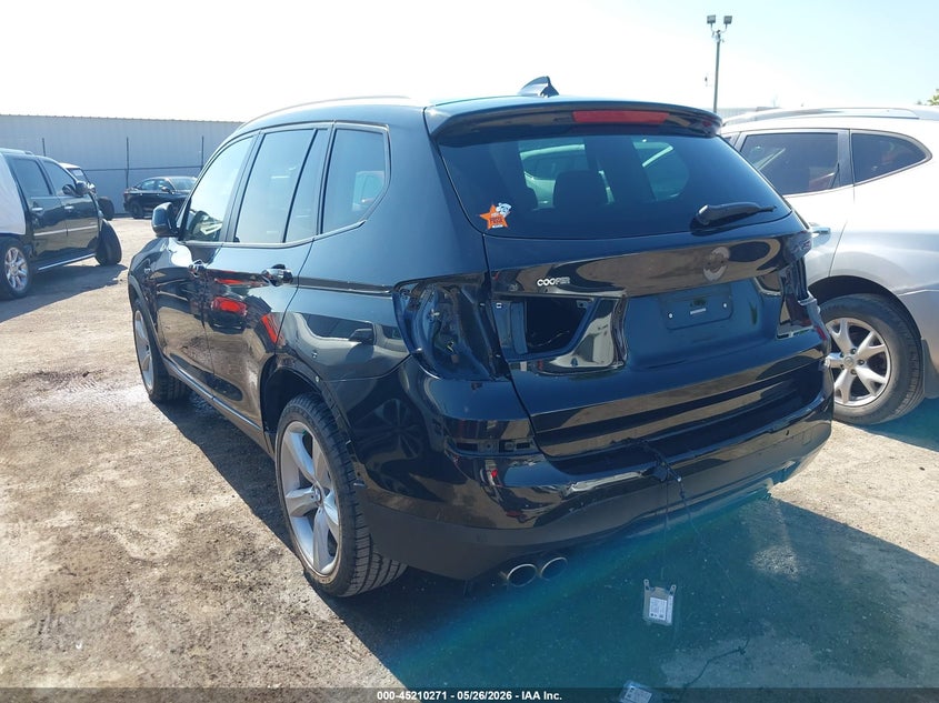 2017 BMW X3 VIN 5UXWX9C32H0W71597 IAAI salvage auction — REAR END, Clear (Oklahoma), sold $4,550 on 2026-07-22 (photo 3)