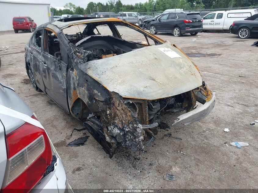 2014 Honda Civic VIN 19XFB2F80EE082730 IAAI salvage auction — ENGINE BURN, Salvage Title, sold $125 on 2026-07-22 (photo 1)