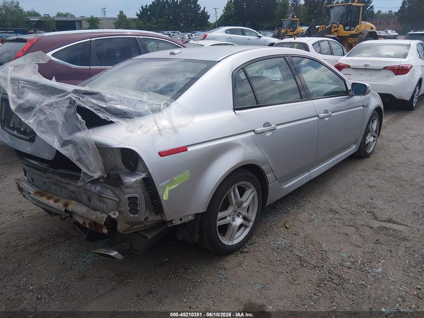 2008 Acura Tl VIN 19UUA66288A003892 IAAI salvage auction — REAR END, Salvage (Rhode Island), sold $150 on 2026-07-18 (photo 4)