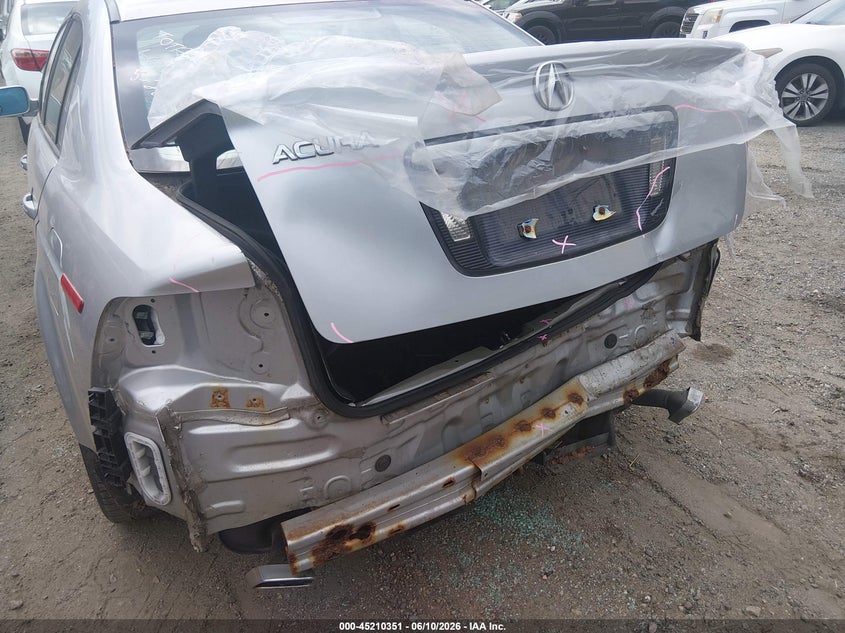 2008 Acura Tl VIN 19UUA66288A003892 IAAI salvage auction — REAR END, Salvage (Rhode Island), sold $150 on 2026-07-18 (photo 6)