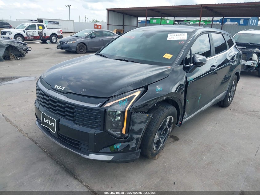 2026 Kia Sportage VIN 5XYK23DF8TG407081 IAAI salvage auction — LEFT SIDE, Salvage Title, sold $9,850 on 2026-08-23 (photo 2)