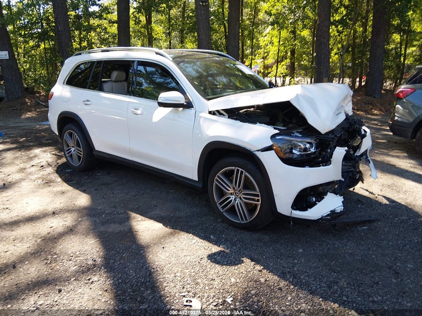 2025 Mercedes-benz Gls-klasse VIN 4JGFF5KE7SB317050 IAAI salvage auction — FRONT END, Salvage Title, sold $33,100 on 2026-07-07 (photo 1)