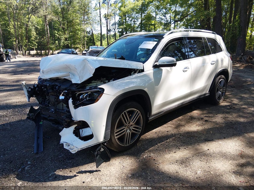 2025 Mercedes-benz Gls-klasse VIN 4JGFF5KE7SB317050 IAAI salvage auction — FRONT END, Salvage Title, sold $33,100 on 2026-07-07 (photo 2)