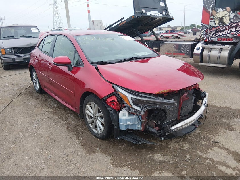 2023 Toyota Corolla VIN JTND4MBE1P3200332 IAAI salvage auction — FRONT END, Salvage (Indiana), sold $2,850 on 2026-07-22 (photo 1)