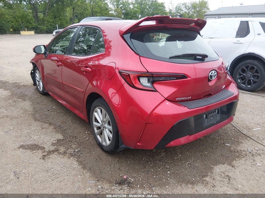 2023 Toyota Corolla VIN JTND4MBE1P3200332 IAAI salvage auction — FRONT END, Salvage (Indiana), sold $2,850 on 2026-07-22 (photo 3)