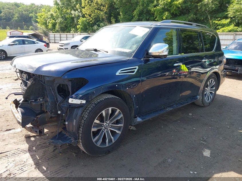 2018 Nissan Armada VIN JN8AY2NC8JX502425 IAAI salvage auction — FRONT END, Salvage Title, sold $6,400 on 2026-07-22 (photo 2)