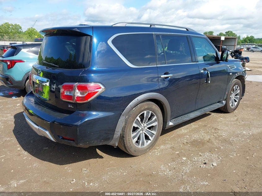 2018 Nissan Armada VIN JN8AY2NC8JX502425 IAAI salvage auction — FRONT END, Salvage Title, sold $6,400 on 2026-07-22 (photo 4)