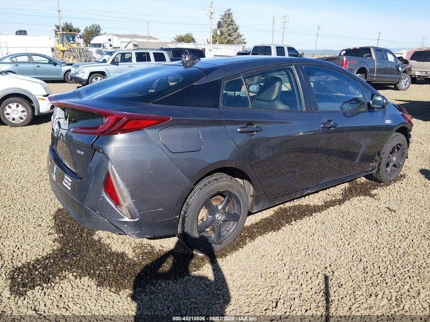 2021 Toyota Prius VIN JTDKAMFP1M3166436 IAAI salvage auction — RIGHT FRONT, Salvage (Oregon), sold $7,300 on 2026-07-27 (photo 4)