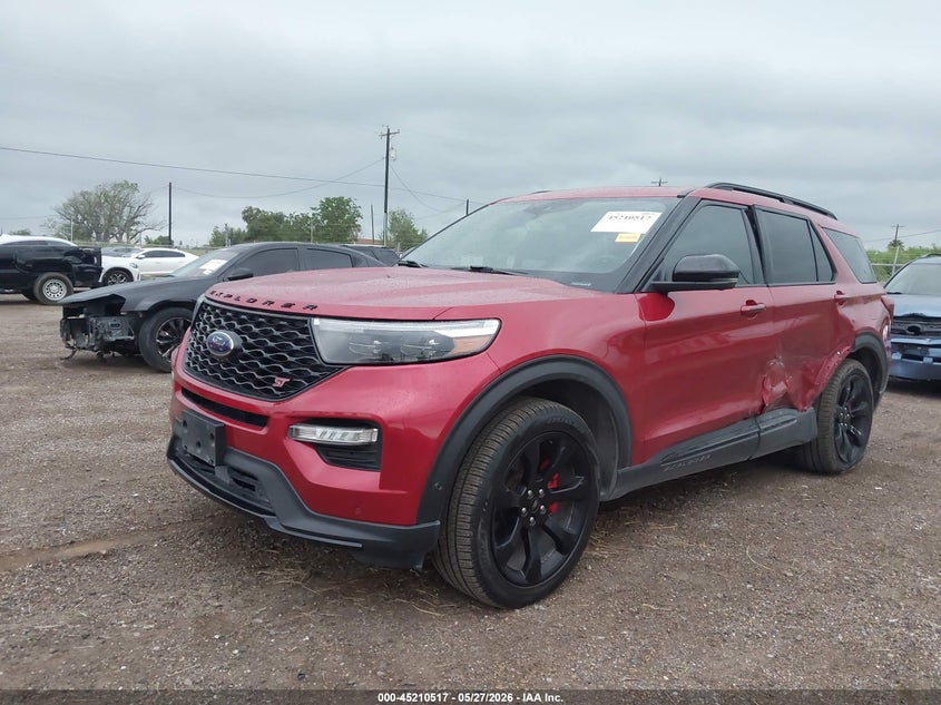 2021 Ford Explorer VIN 1FM5K8GC1MGB59438 IAAI salvage auction — LEFT SIDE, Original (Texas), sold $13,400 on 2026-07-28 (photo 2)
