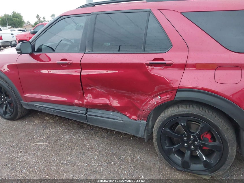 2021 Ford Explorer VIN 1FM5K8GC1MGB59438 IAAI salvage auction — LEFT SIDE, Original (Texas), sold $13,400 on 2026-07-28 (photo 6)