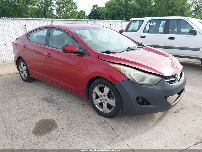 2013 Hyundai Elantra VIN KMHDH4AE0DU500343 IAAI salvage auction — NORMAL WEAR, Clear (Illinois), sold $300 on 2026-07-07 (photo 1)