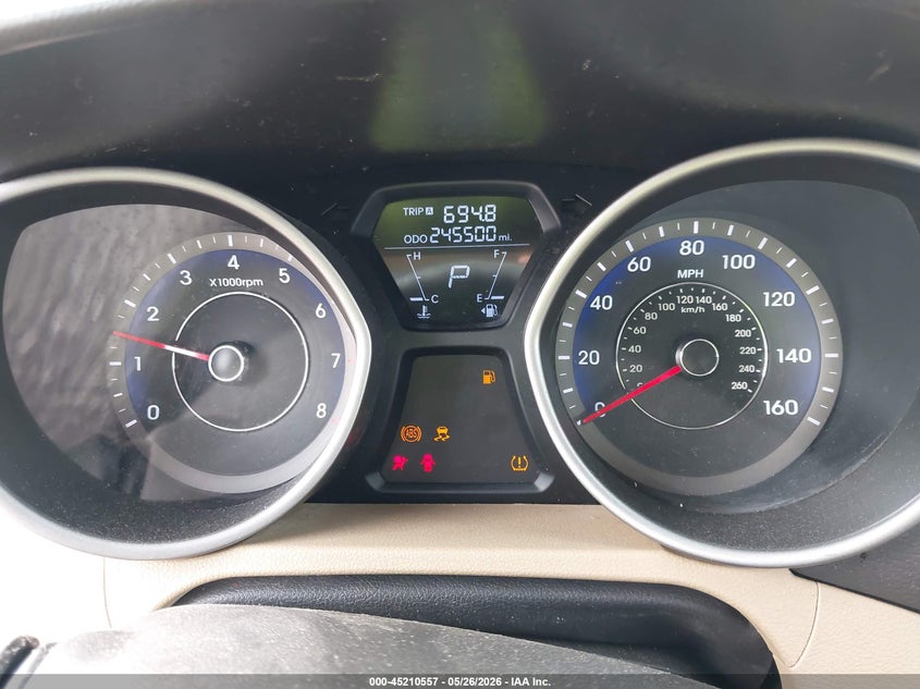 2013 Hyundai Elantra VIN KMHDH4AE0DU500343 IAAI salvage auction — NORMAL WEAR, Clear (Illinois), sold $300 on 2026-07-07 (photo 7)