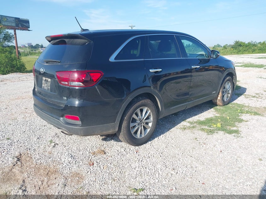 2020 Kia Sorento VIN 5XYPGDA54LG615208 IAAI salvage auction — HAIL, Salvage (Missouri), sold $1,600 on 2026-07-27 (photo 4)