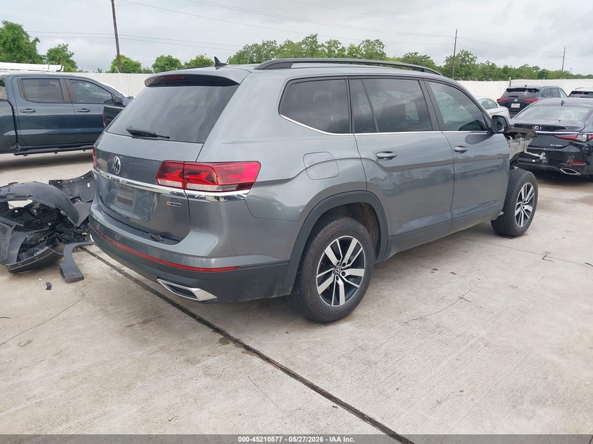 2022 Volkswagen Atlas VIN 1V2LP2CA7NC560644 IAAI salvage auction — FRONT END, Salvage Title, sold $7,850 on 2026-07-24 (photo 4)