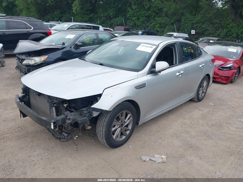2020 Kia Optima VIN 5XXGT4L34LG382202 IAAI salvage auction — FRONT END, Salvage (Indiana), sold $2,300 on 2026-07-08 (photo 2)
