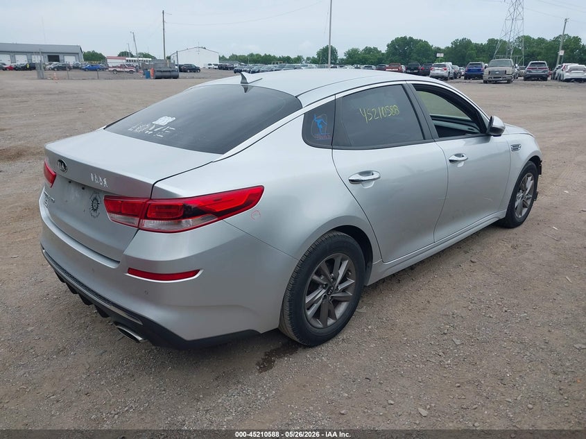 2020 Kia Optima VIN 5XXGT4L34LG382202 IAAI salvage auction — FRONT END, Salvage (Indiana), sold $2,300 on 2026-07-08 (photo 4)
