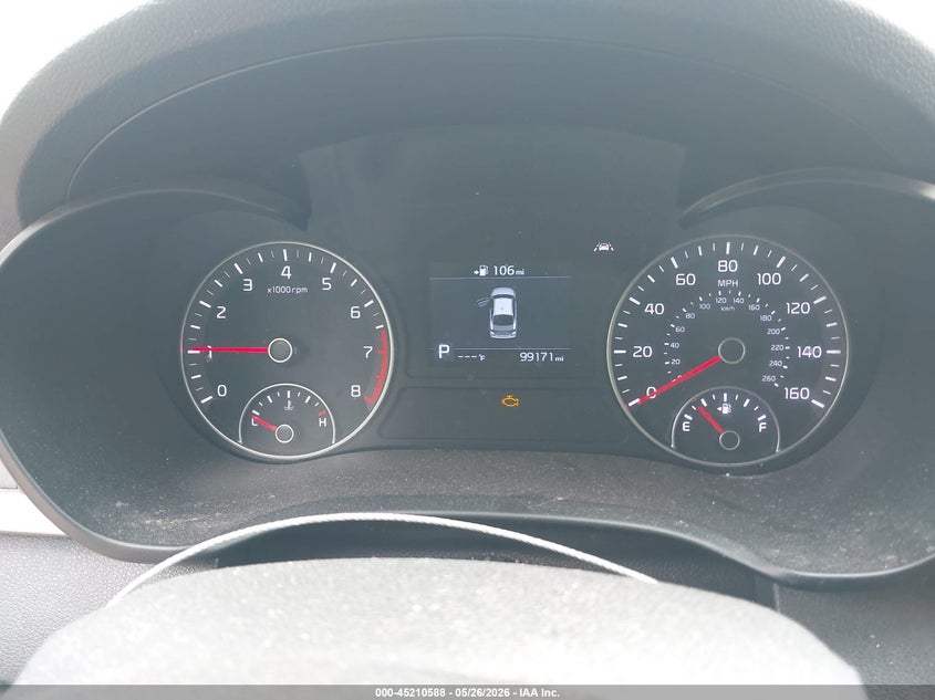 2020 Kia Optima VIN 5XXGT4L34LG382202 IAAI salvage auction — FRONT END, Salvage (Indiana), sold $2,300 on 2026-07-08 (photo 7)