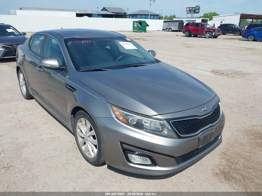 2015 Kia Optima VIN 5XXGN4A71FG406900 IAAI salvage auction — HAIL, Original (Texas), sold $2,400 on 2026-07-08 (photo 1)